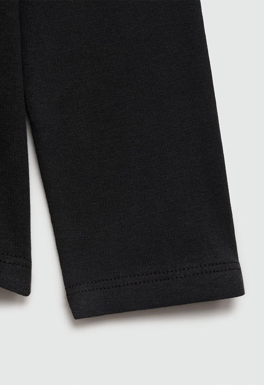 MANGO - T-shirt turbo7 - black