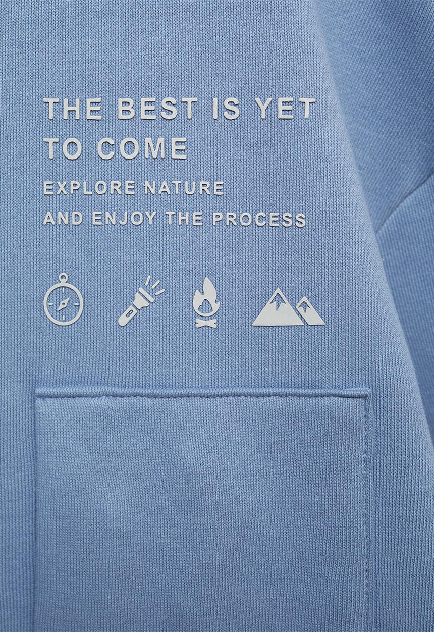 MANGO - Sweatshirt elements - medium blue