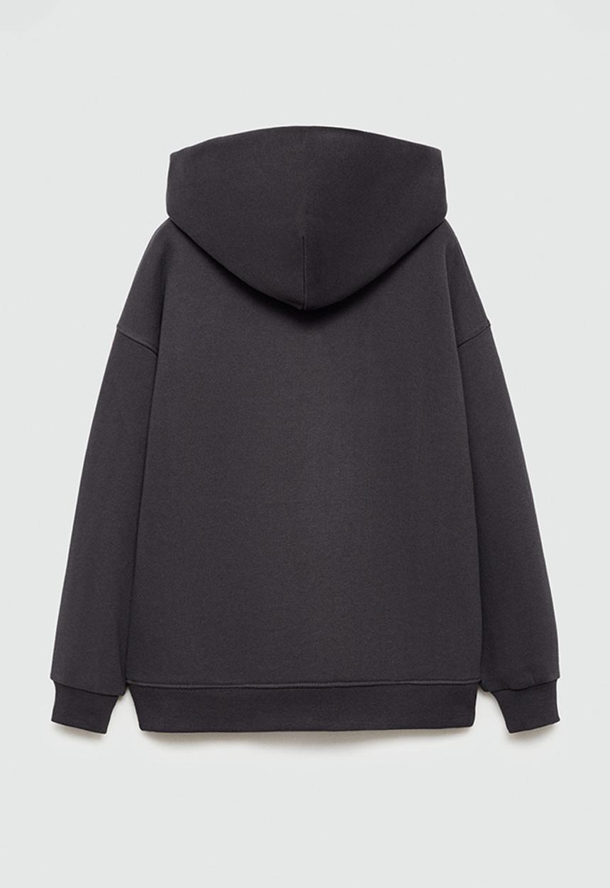MANGO - Sweatshirt respect - charcoal