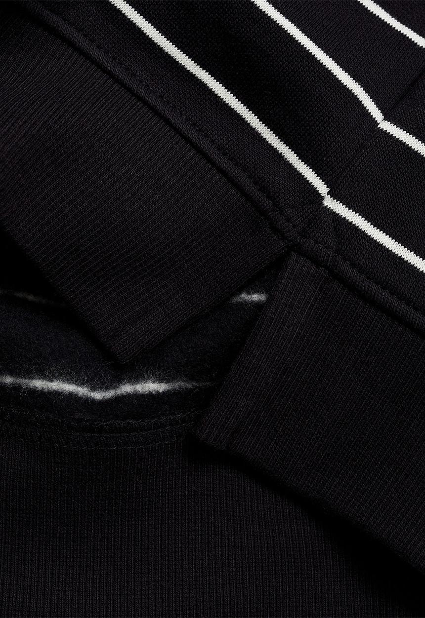 MANGO - Sweatshirt stripes7 - black