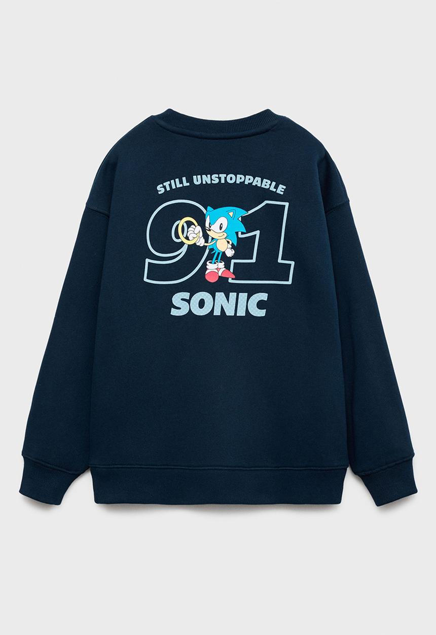 MANGO - Sweatshirt sonicem - navy
