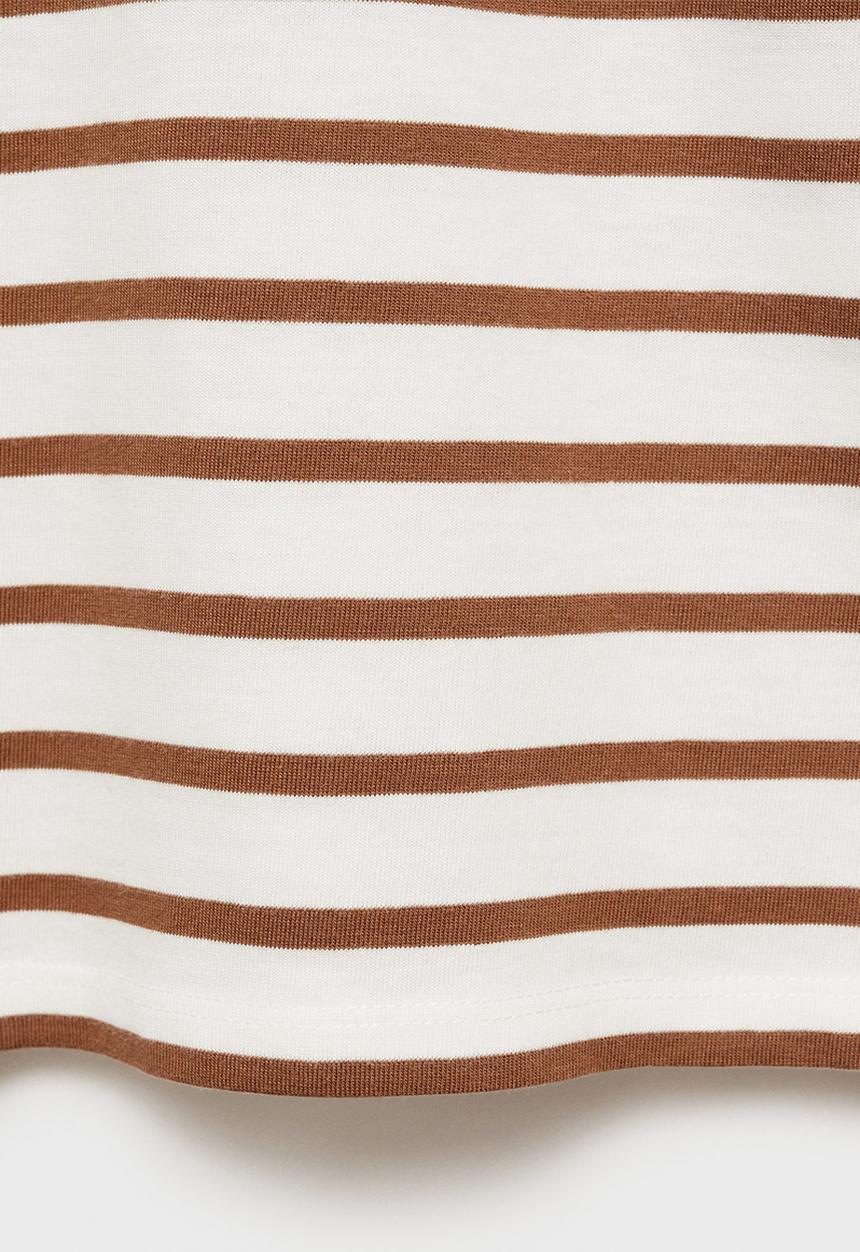 MANGO - T-shirt lucky - dark brown