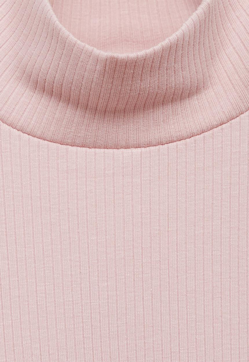 MANGO - T-shirt turborib - pink