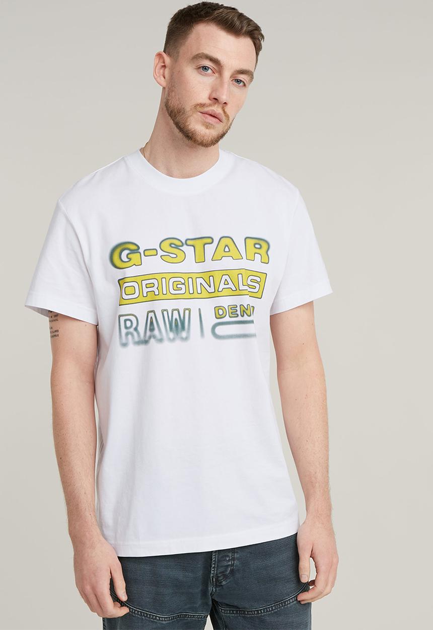 G-STAR - Gradient originals r t - white