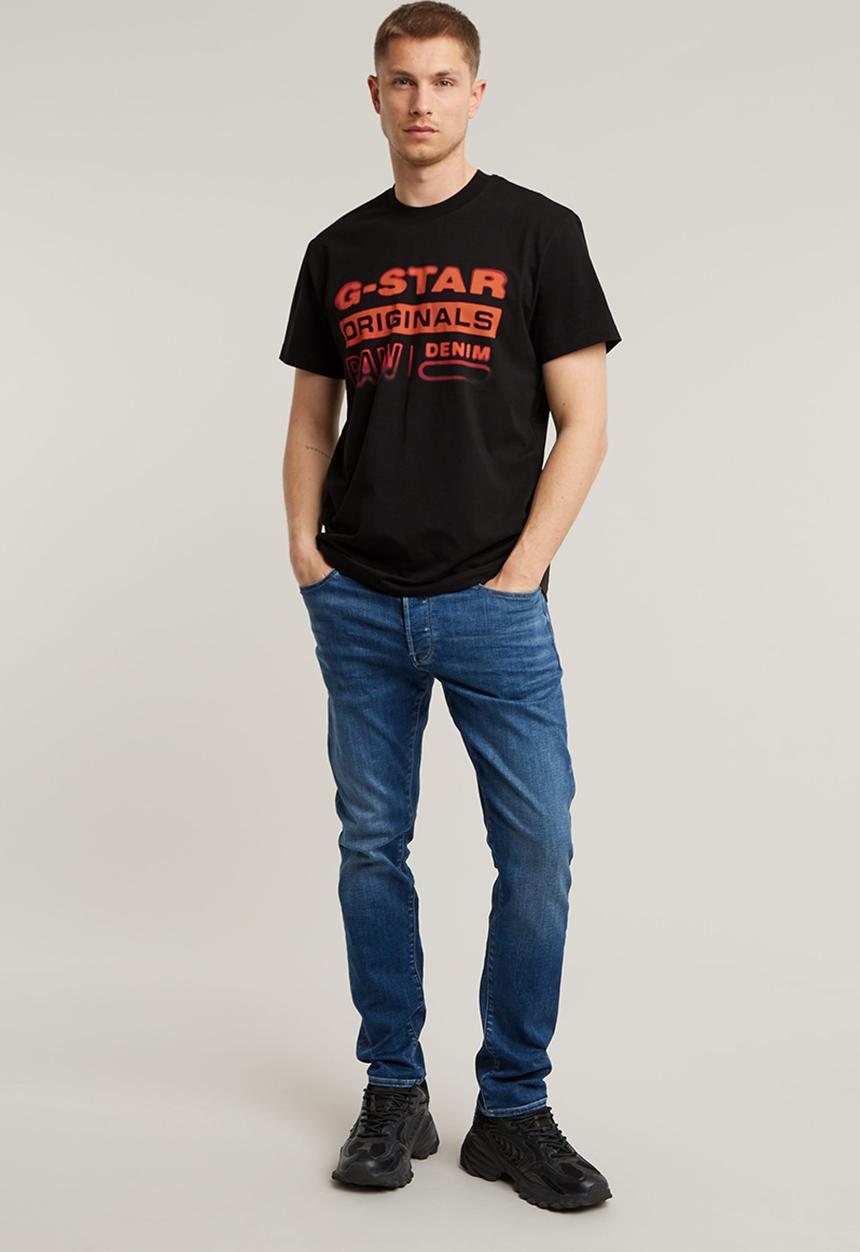 G-STAR - Gradient originals r t - dk black