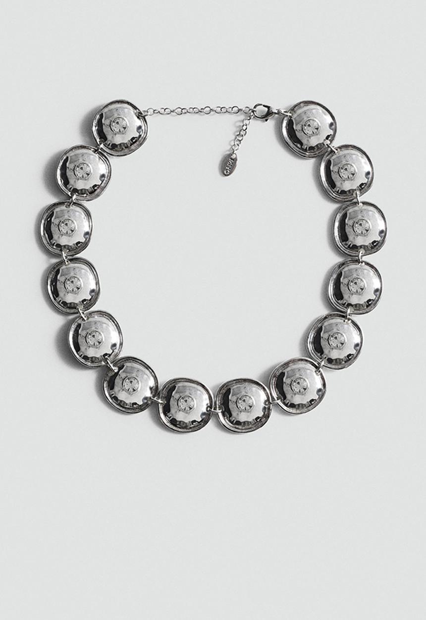 MANGO - Necklace olga - silver