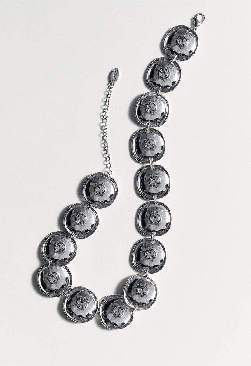MANGO - Necklace olga - silver