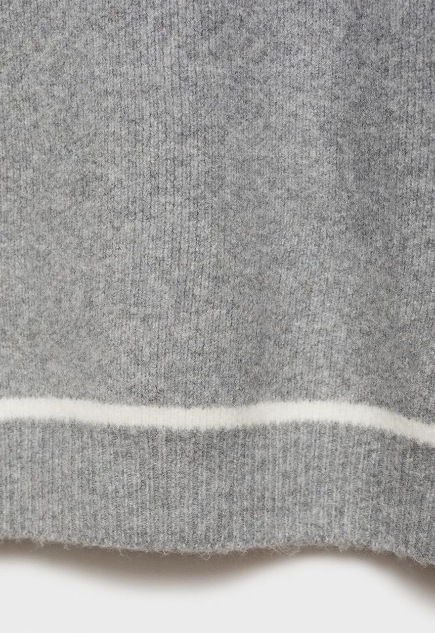 MANGO - Plus Sweater Fran - Medium Gray