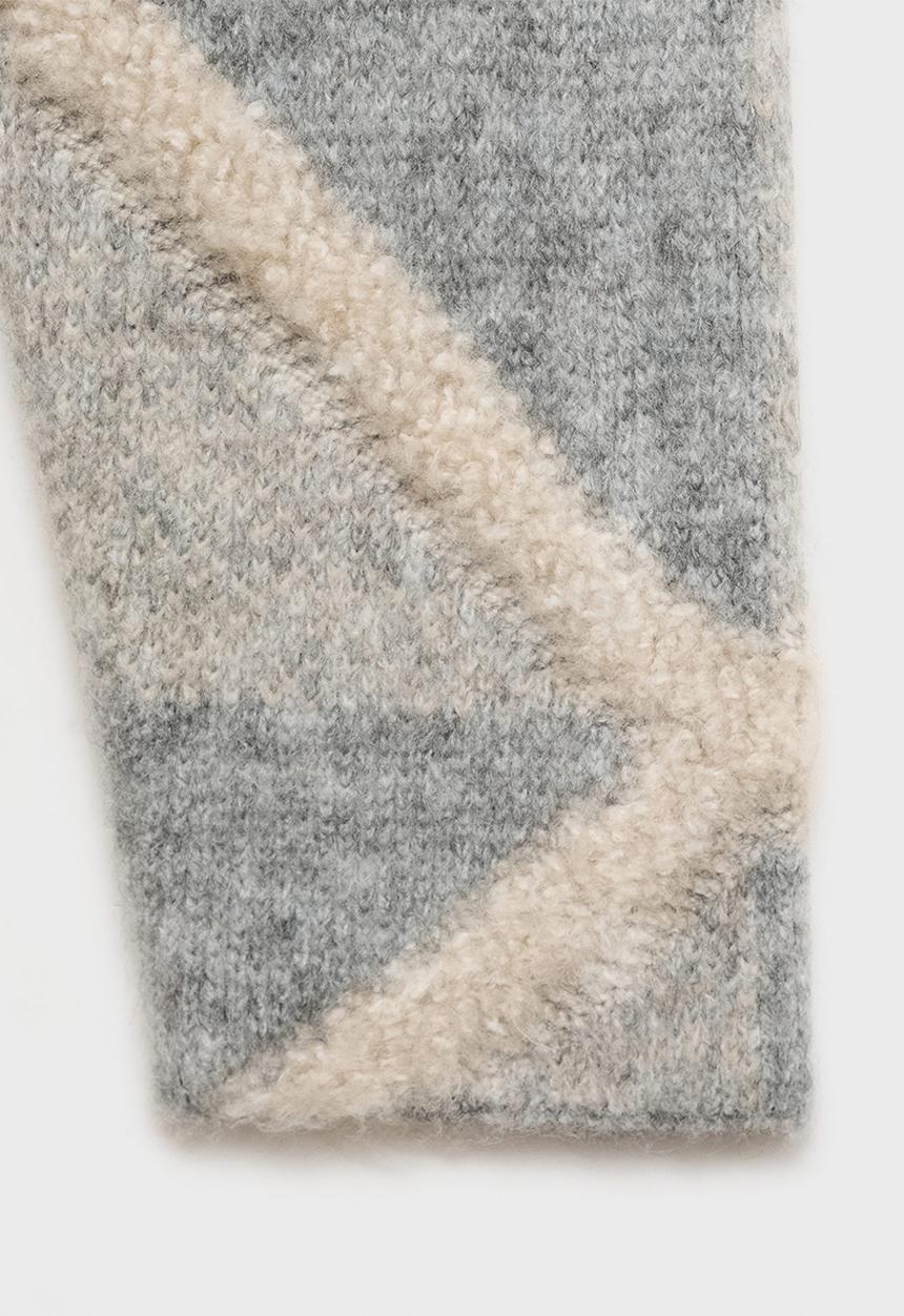 MANGO - Plus Sweater Rombu - Gray