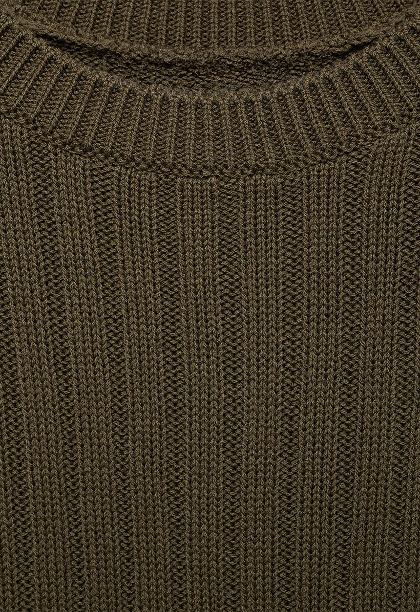 MANGO - Plus Sweater Selva - Khaki