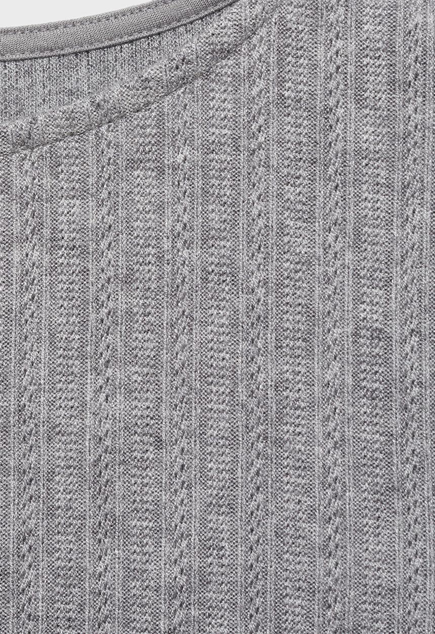 MANGO - Plus T-Shirt Pointe - Medium Gray