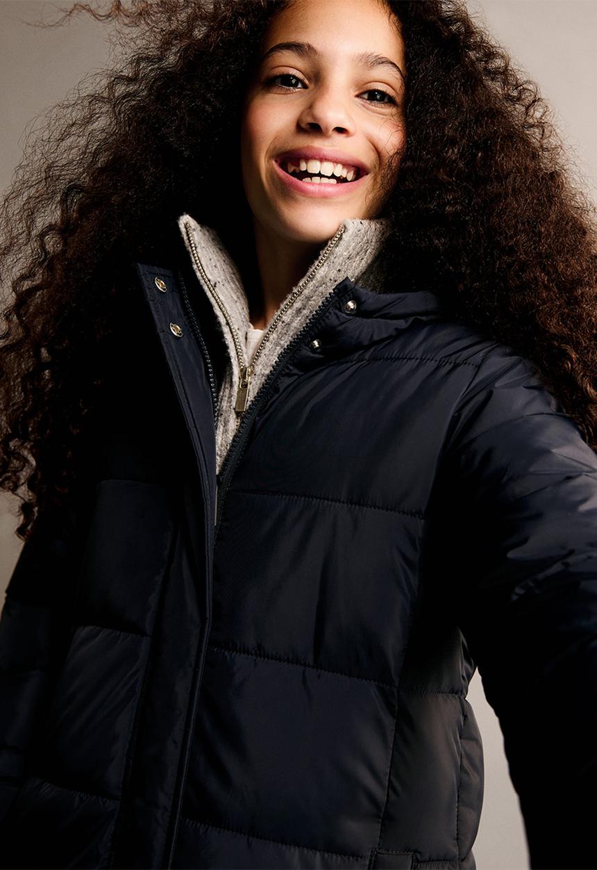 MANGO - Puffer coat anna - navy