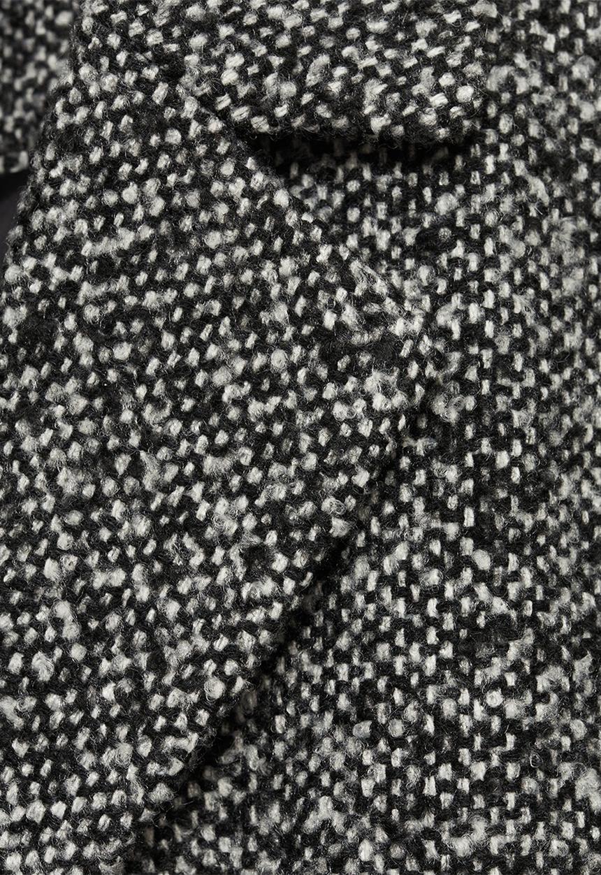 MANGO - Coat pimienta - black