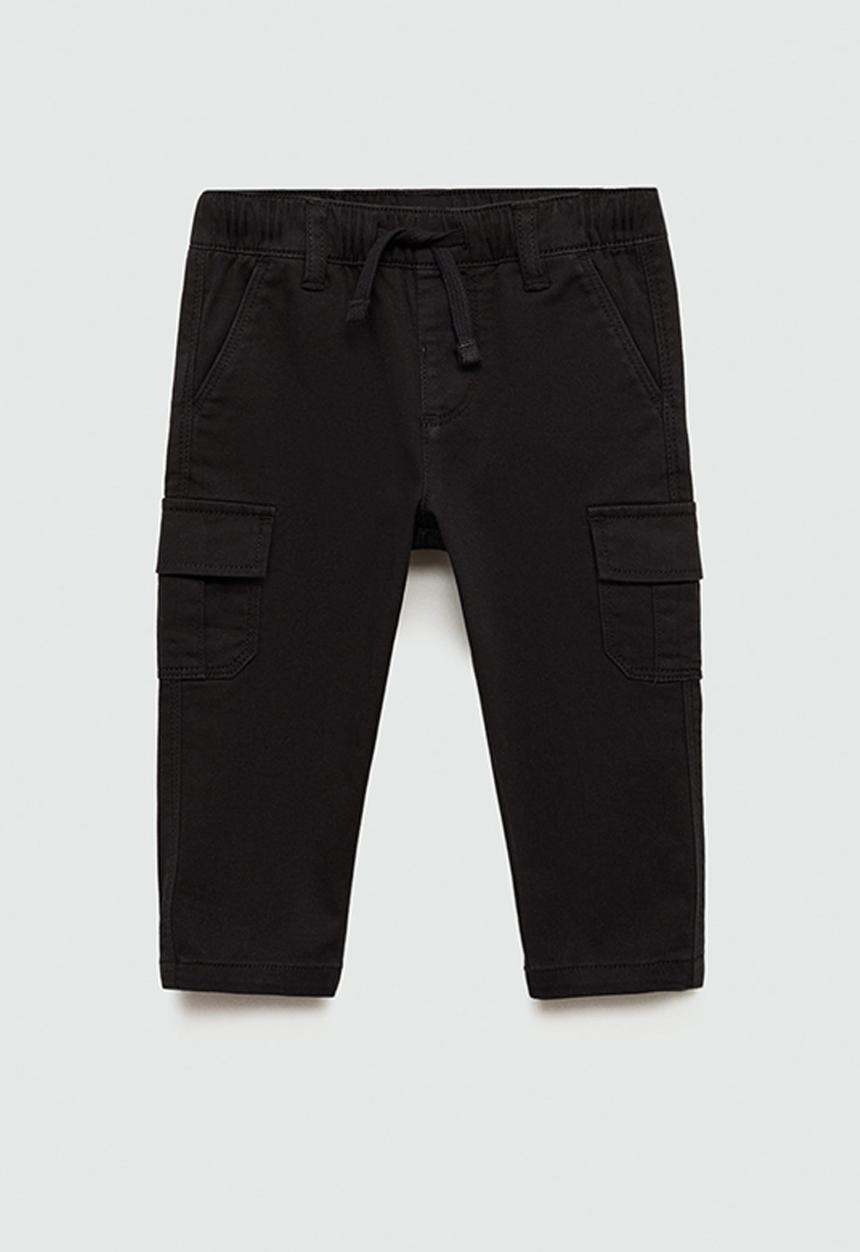 MANGO - Trousers nico - black