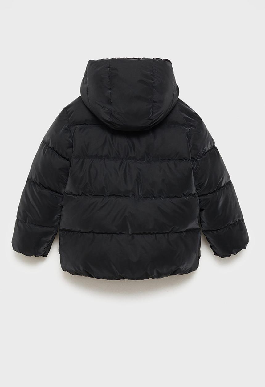 MANGO - Puffer coat aurora - black