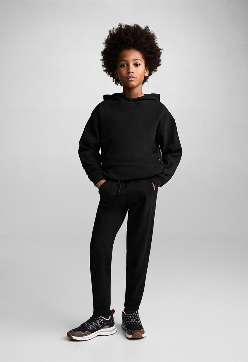 MANGO - Joggers warm7 - black
