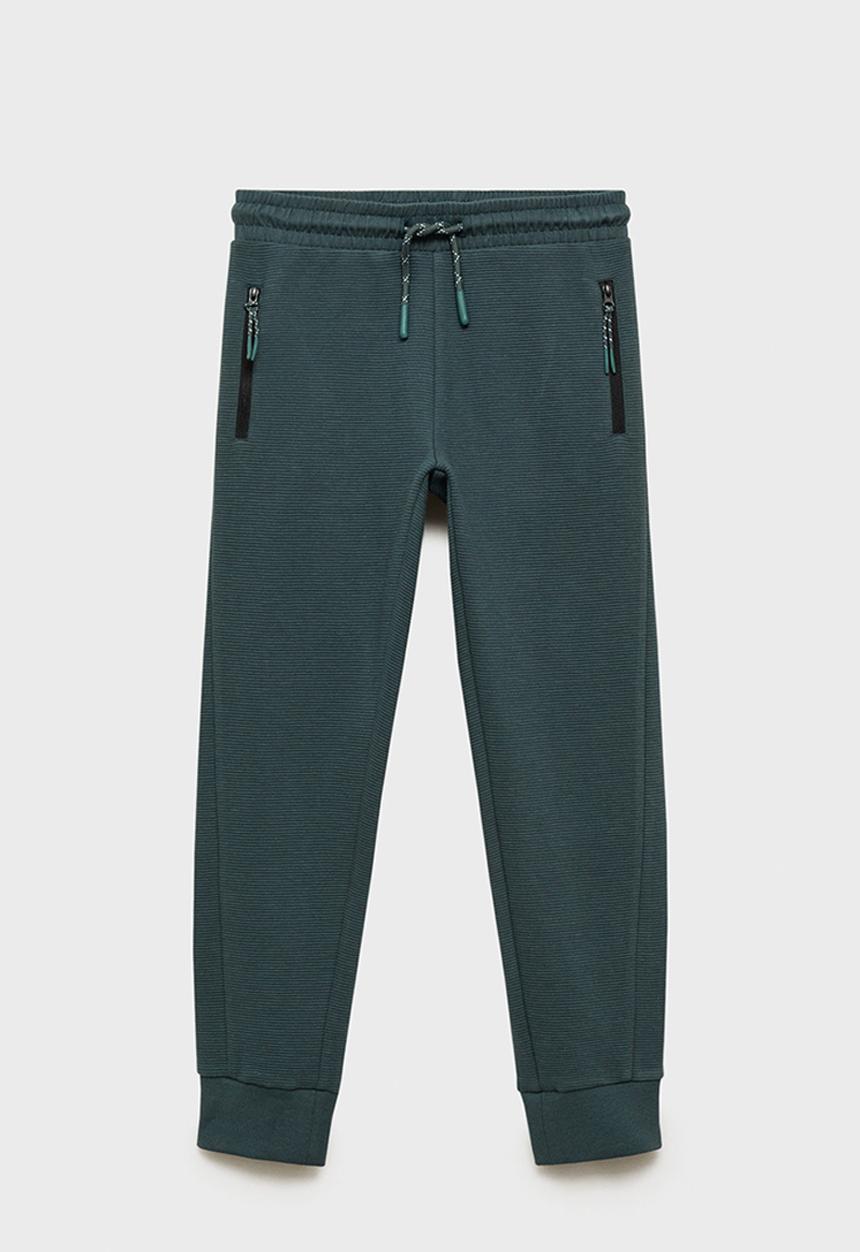 MANGO - Joggers otozip - dark green