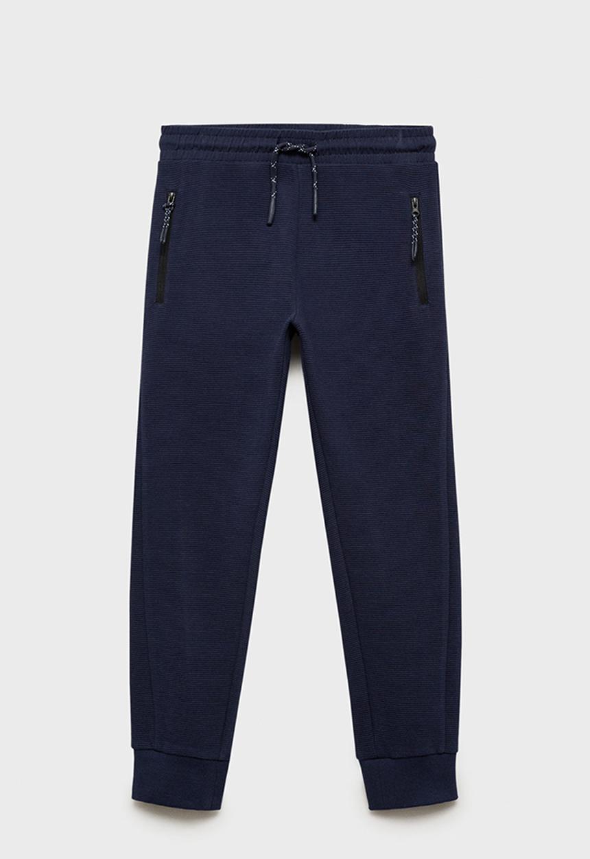 MANGO - Joggers otozip - navy
