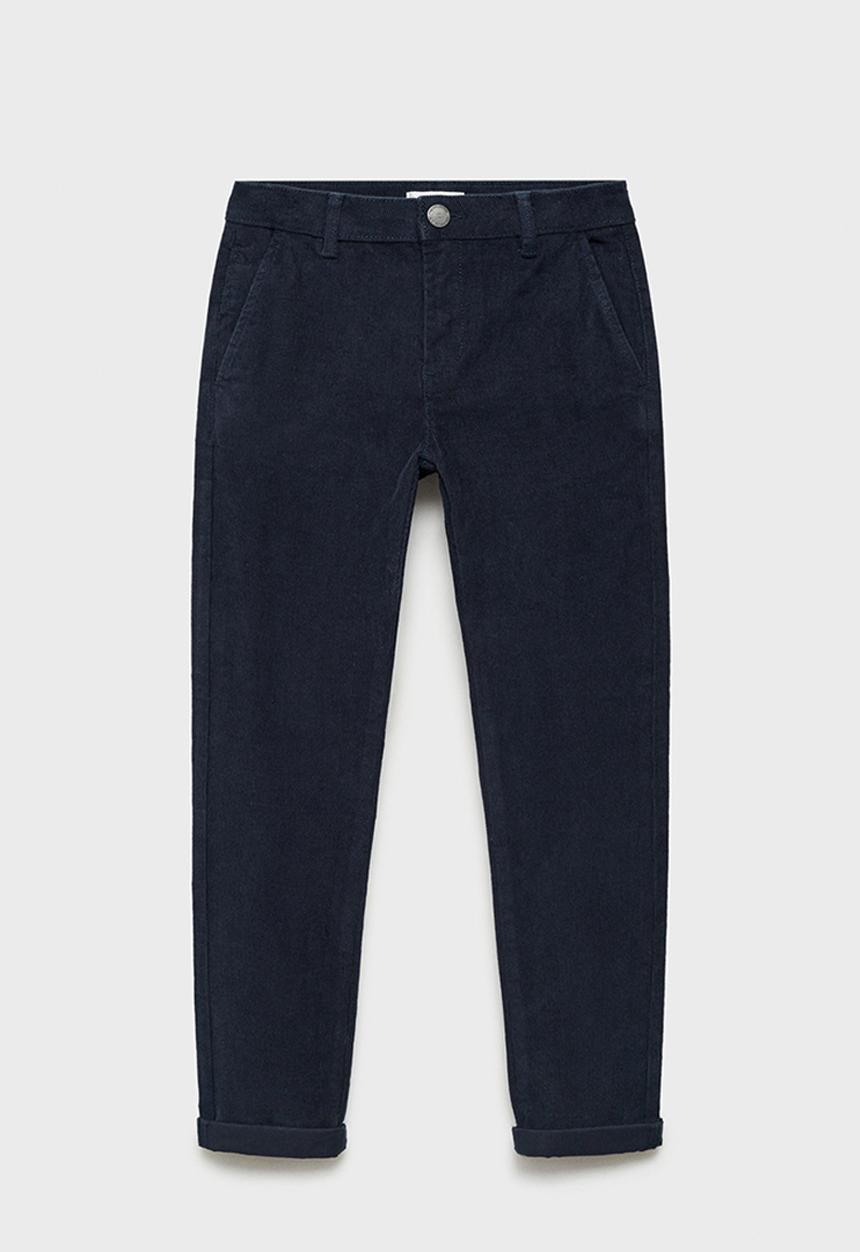 MANGO - Trousers canigo - navy
