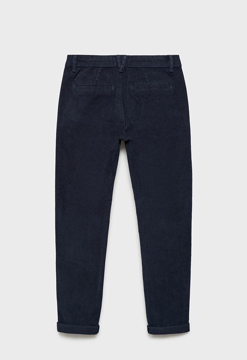 MANGO - Trousers canigo - navy