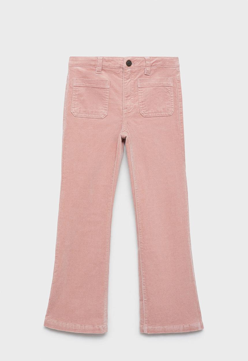 MANGO - Trousers velvet - pink