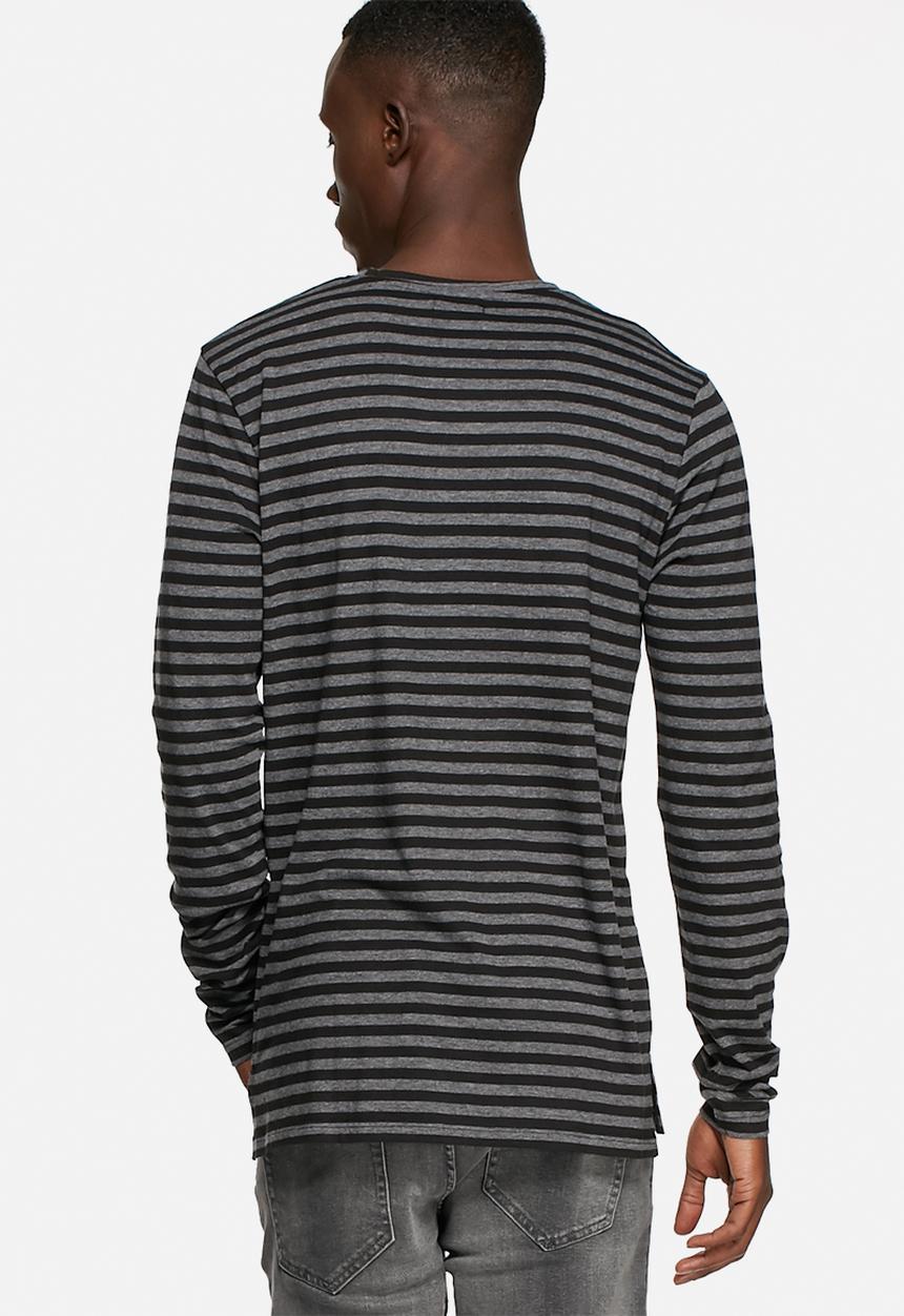 basicthread - Stripe long sleeve tee