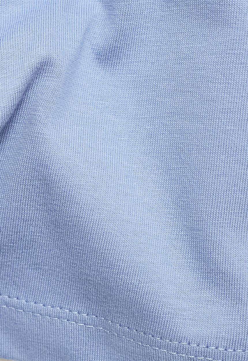 MANGO - T-shirt fishing - medium blue