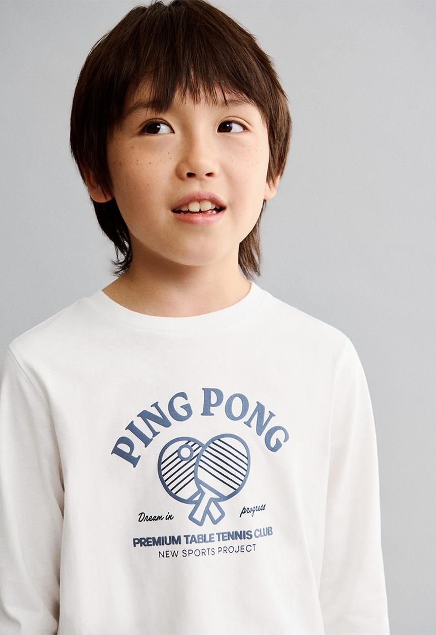 MANGO - Pyjama pingpong - medium blue