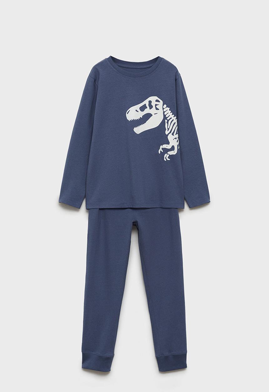 MANGO - Pyjama skeleton - medium blue