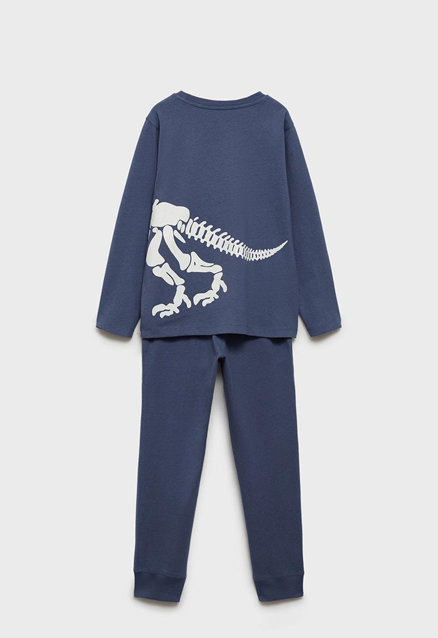 MANGO - Pyjama skeleton - medium blue