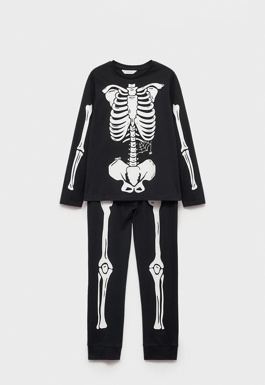 MANGO - Pyjama bones - black