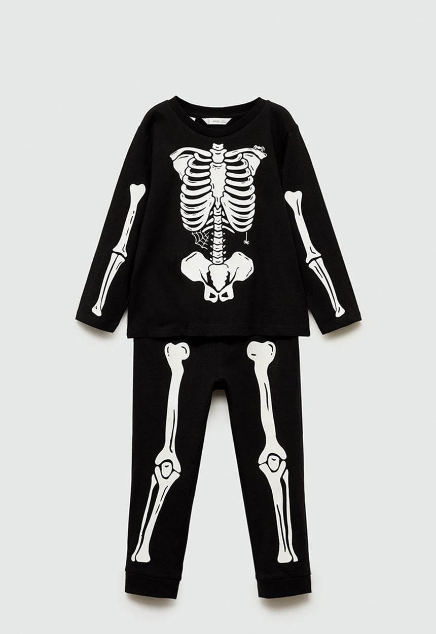 MANGO - Pyjama bones - black