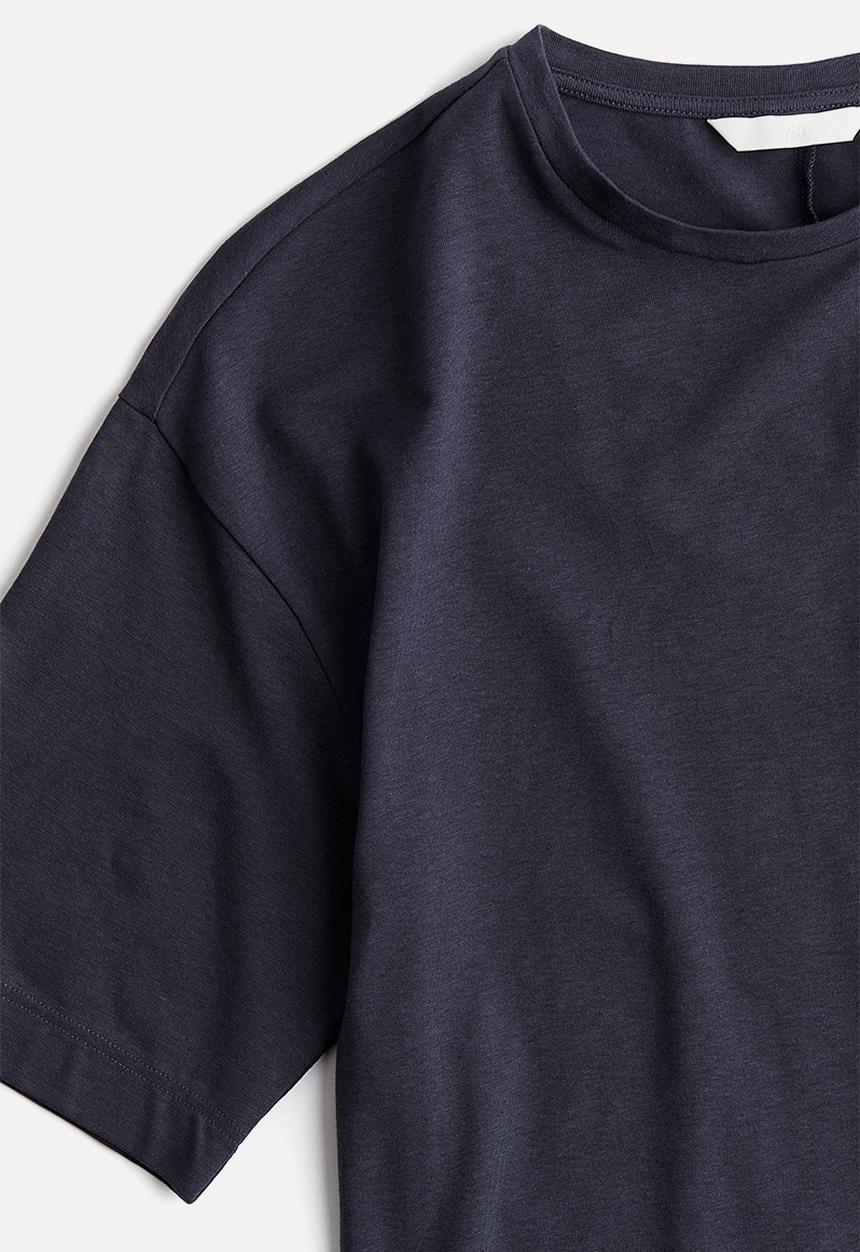 H&M - T-shirt dress - navy blue