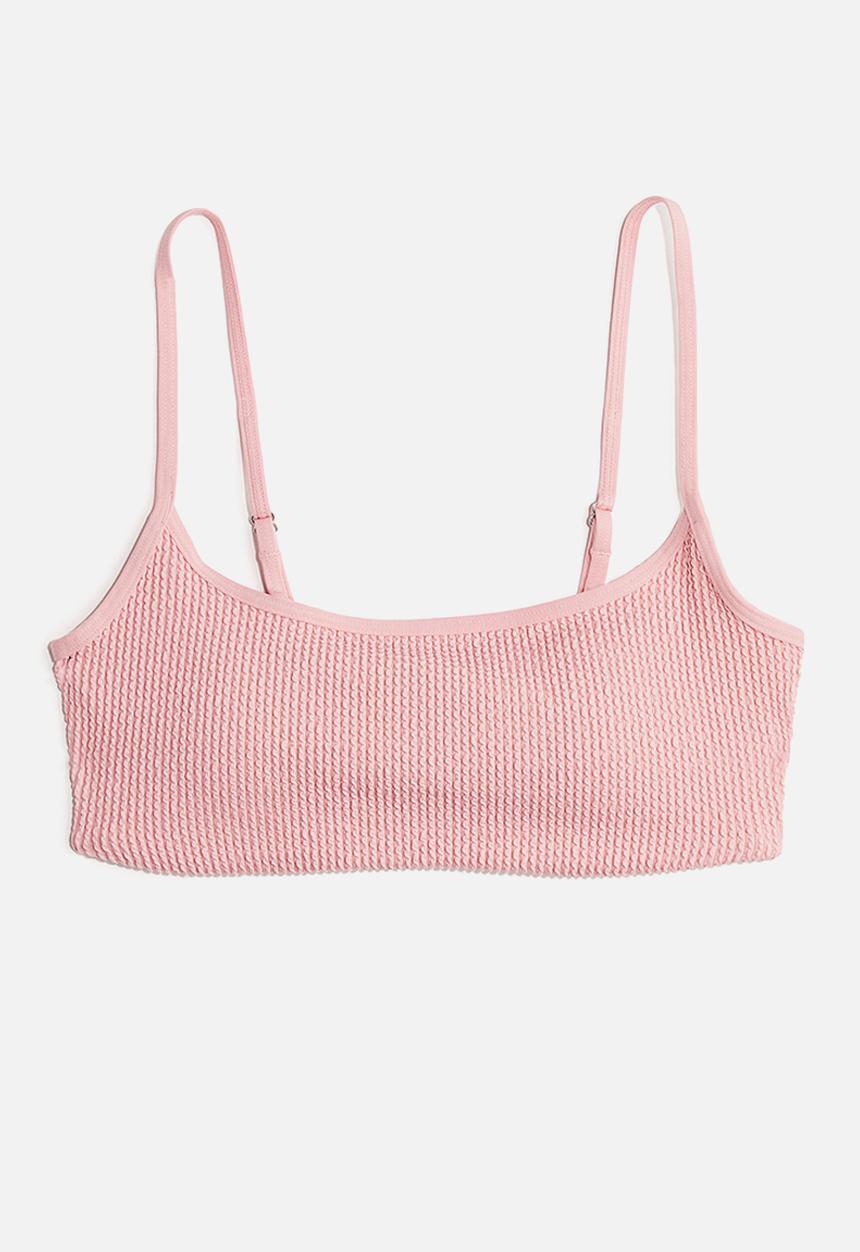 H&M - Padded bikini top - light pink