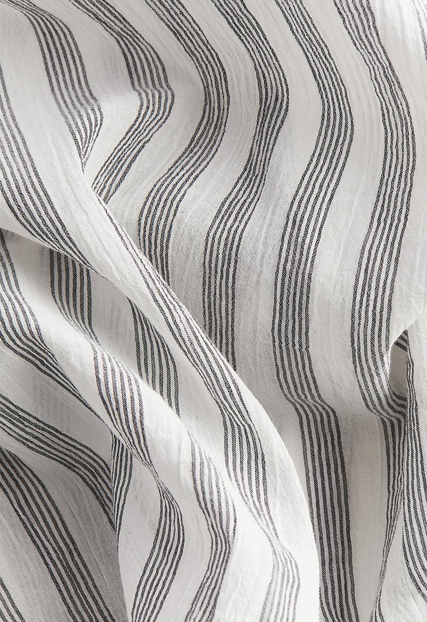 H&M - Cotton blouse - white/striped
