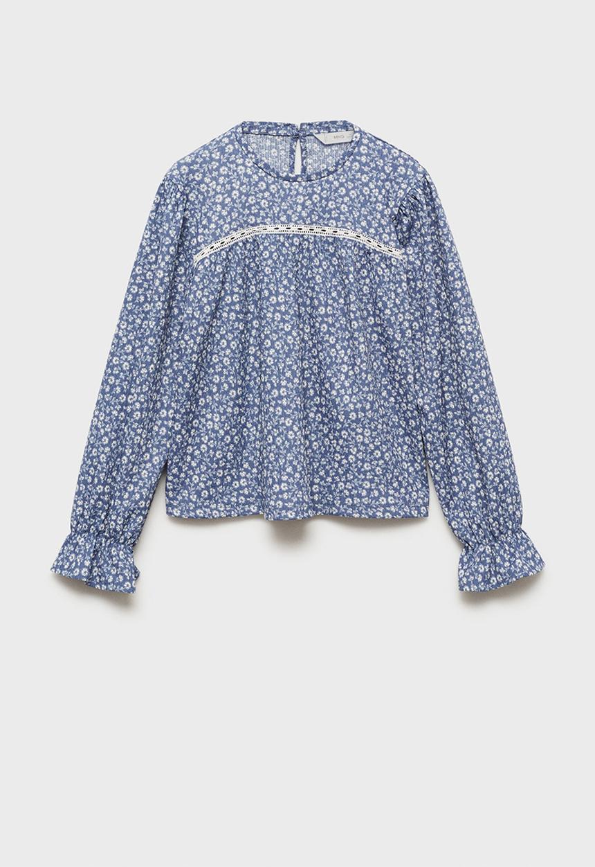 MANGO - T-shirt acuario - medium blue
