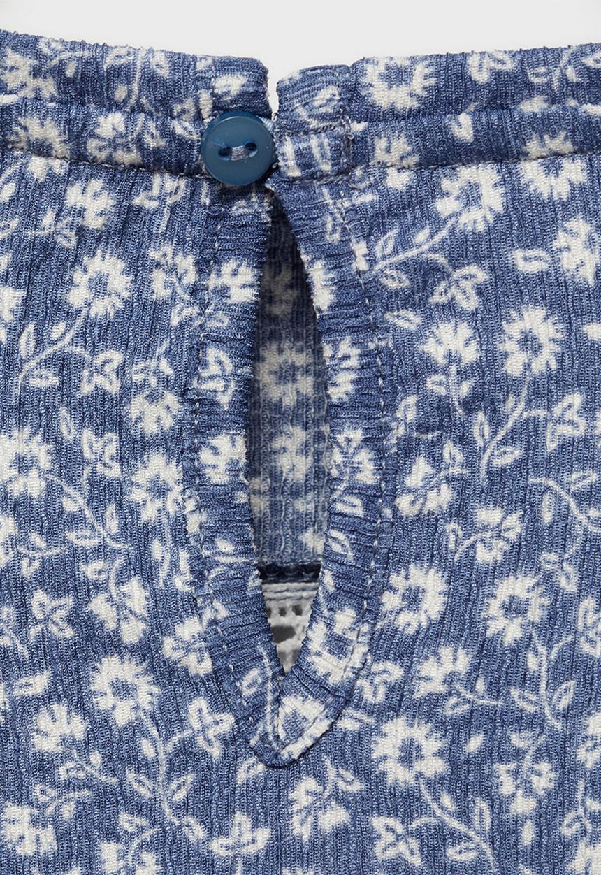 MANGO - T-shirt acuario - medium blue