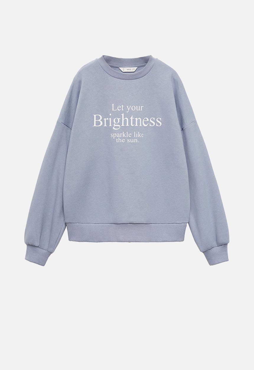 MANGO - Sweatshirt sunshine - light/pastel blue
