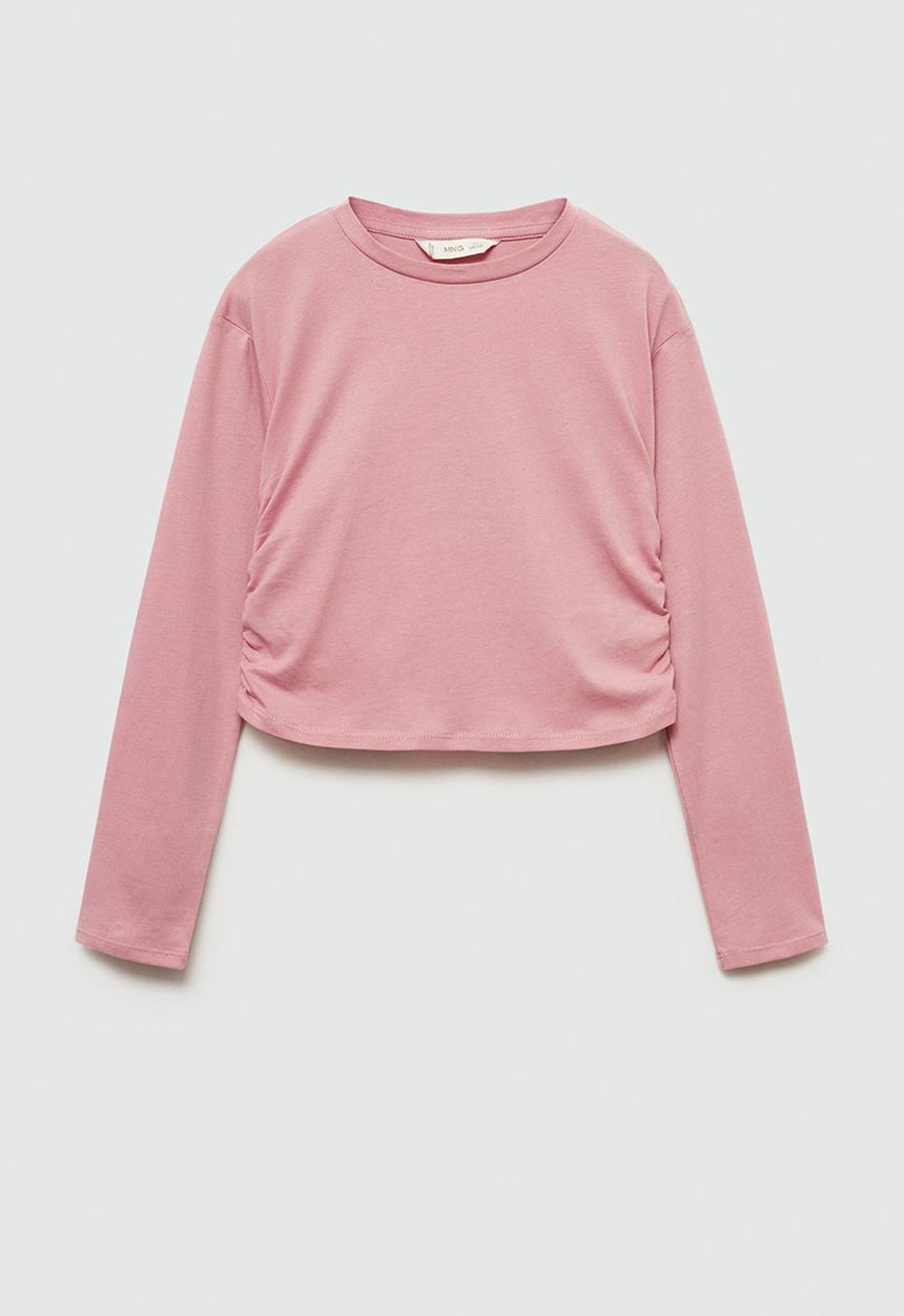 MANGO - T-shirt montil - pink