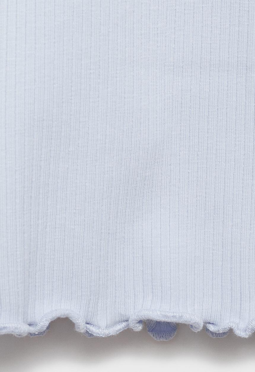 MANGO - T-shirt turborib - light/pastel blue