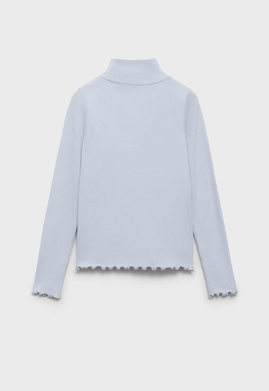 MANGO - T-shirt turborib - light/pastel blue