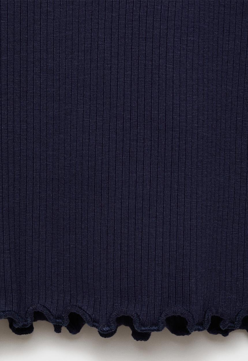 MANGO - T-shirt turborib - navy