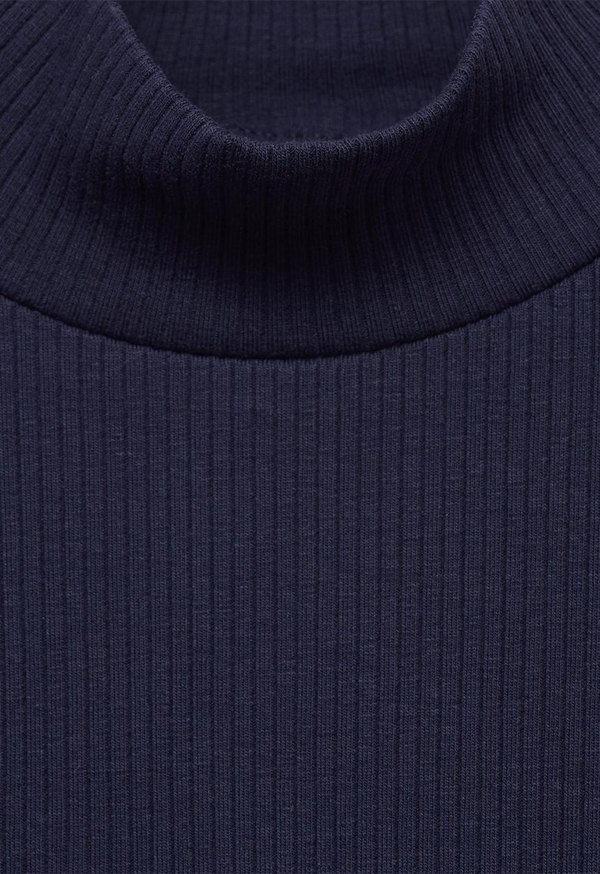 MANGO - T-shirt turborib - navy