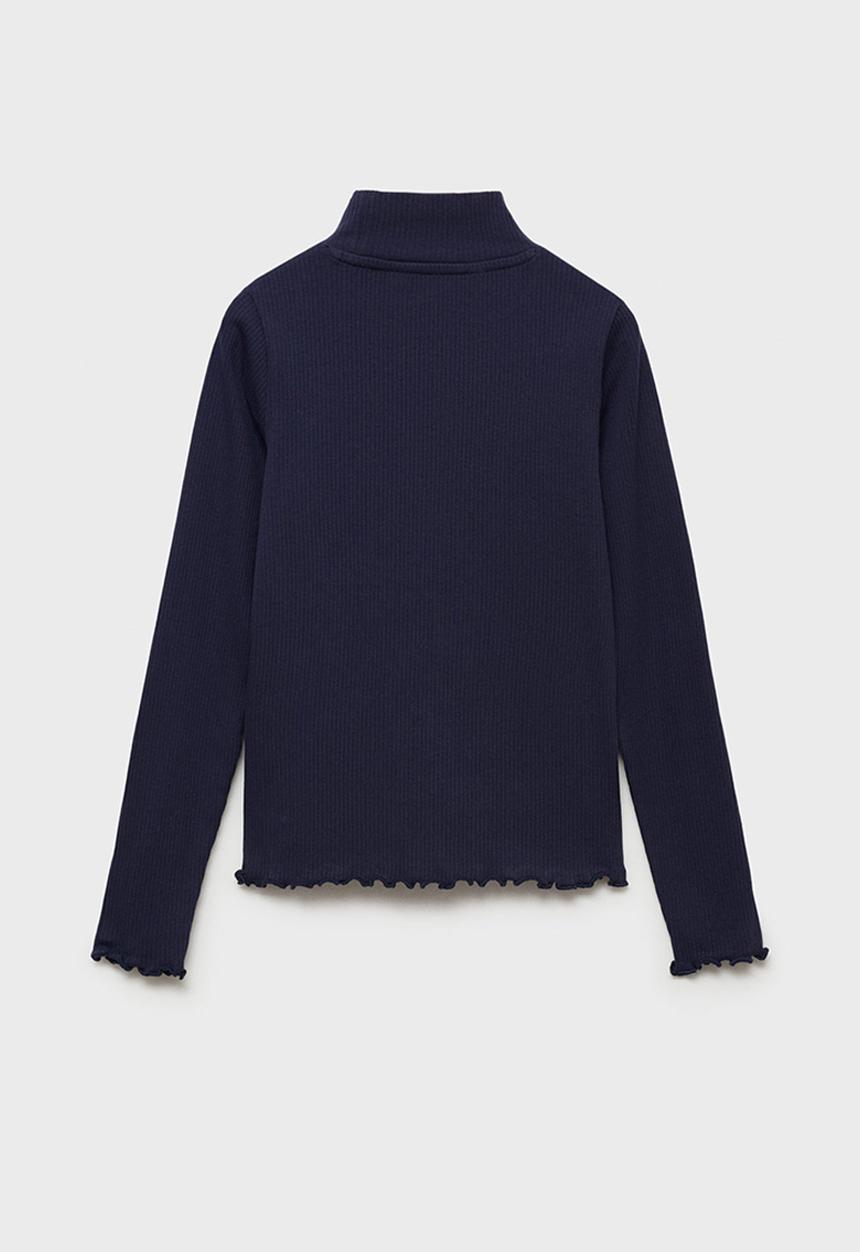 MANGO - T-shirt turborib - navy