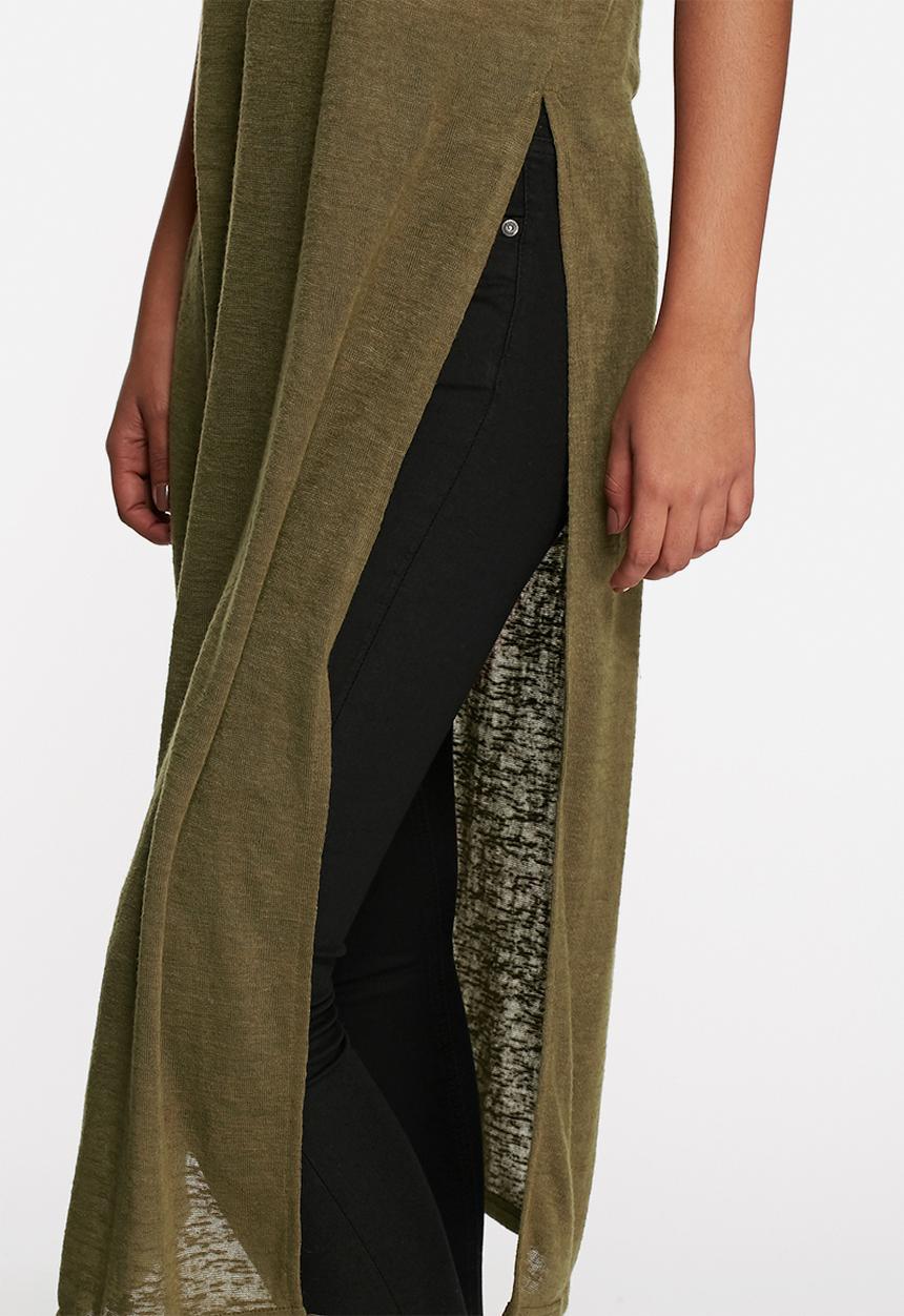 Glamorous - Side split knit top