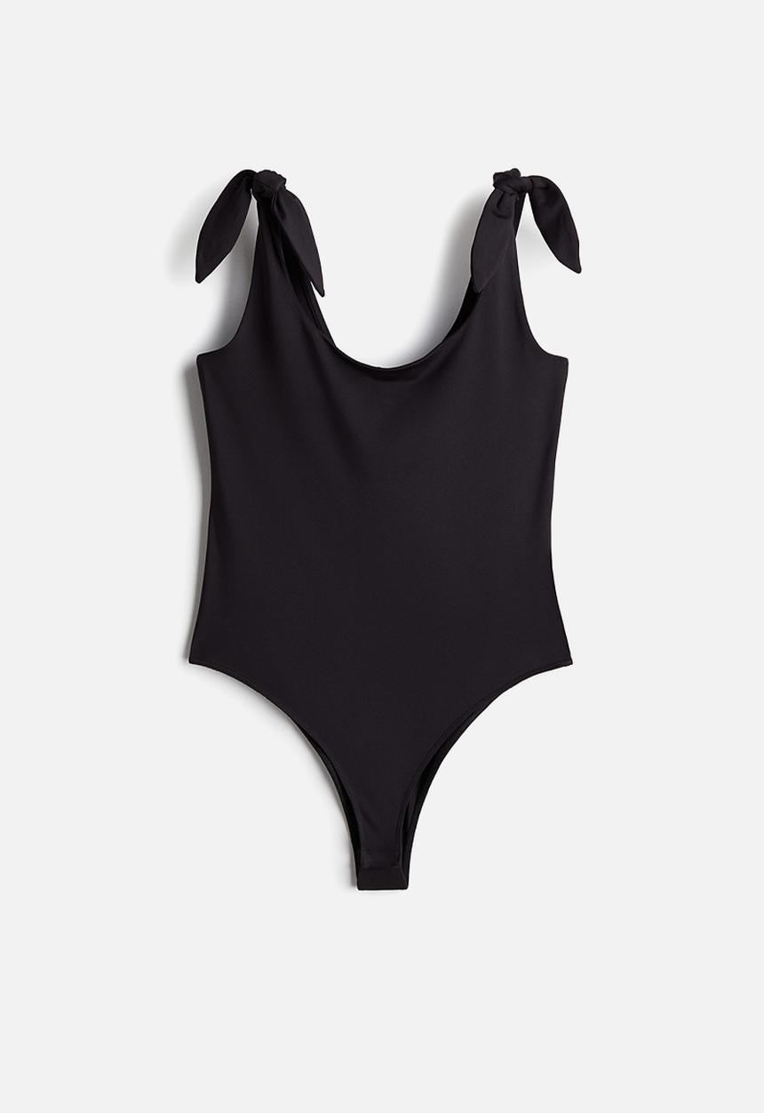 H&M - Tie-strap body - black