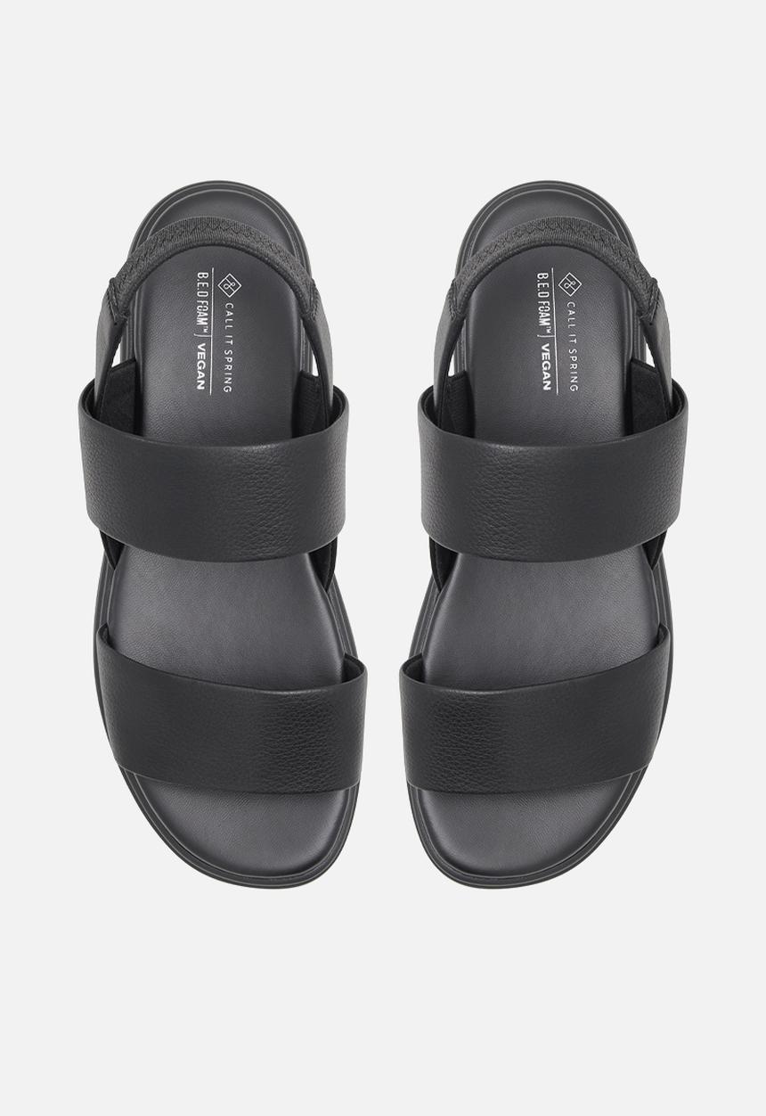Call It Spring - Adia Flatform Slingback - Black