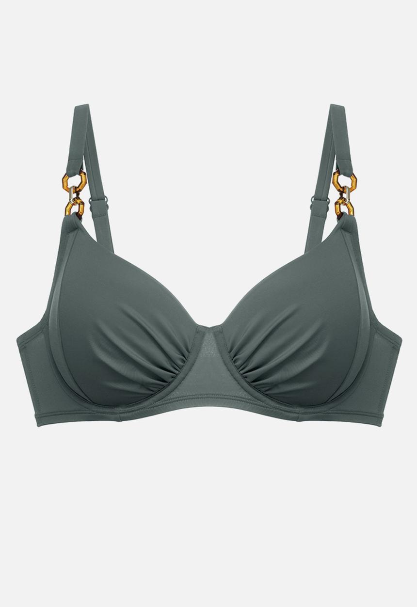 DORINA - Oda bikini top - green