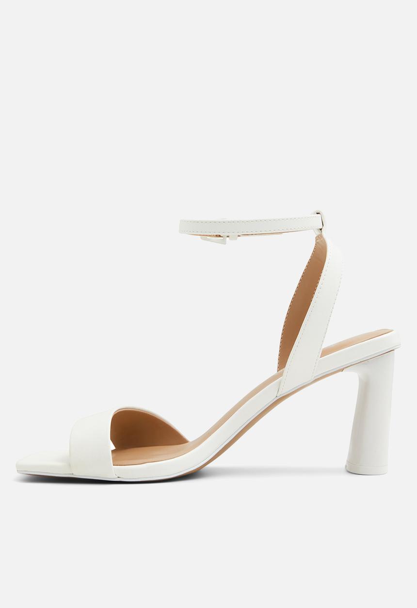 Call It Spring - Rorii Ankle Strap Block Heel - White