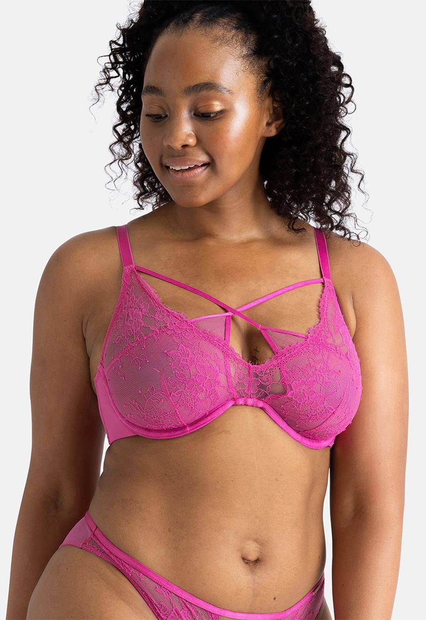 DORINA - Curvy tessa wired bra - pink